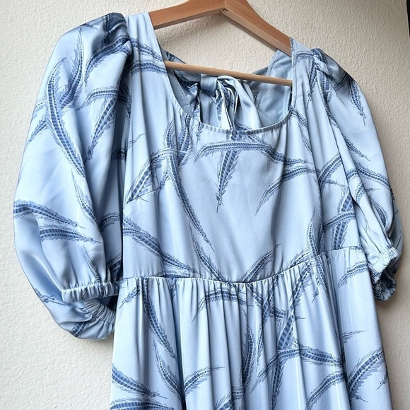 NWT EMILY MCCARTHY Blue Daphne PHEASANT PARTY Dress Sz S - Picture 6 of 16